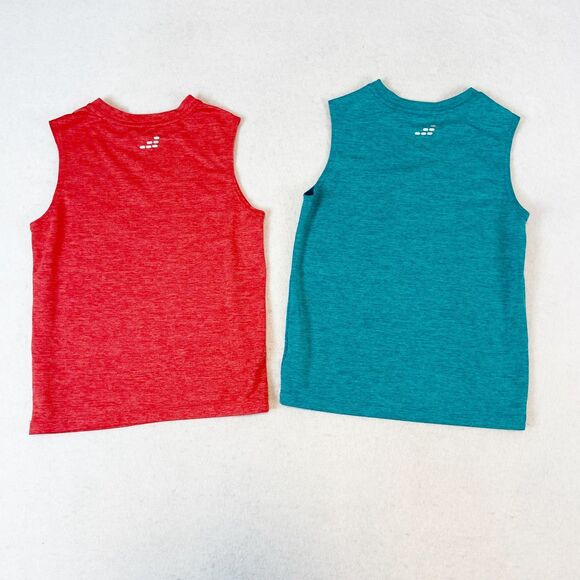 LOT BCG Boys Sleeveless Athletic Tops Size XS (6-7) Sporty Lightweight Casual - Picture 2 of 5